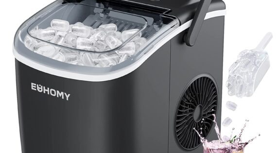 Unlimited Ice : Portable Ice Maker with Basket and Scoop